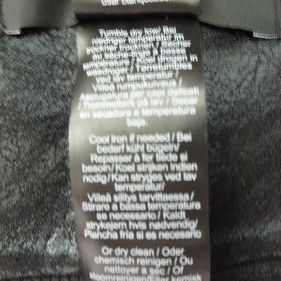 LIVERPOOL Stella Kick Flare Pants Women's Plus Size 18W Black Crackle Coated - Picture 13 of 13